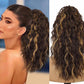 18 Inch Curly Wavy Frizzy Hair Extension with Ponytail