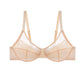 💜Enchante Floral Lace Plus Size Underwire Unlined Unpadded Minimizer Full Coverage Bra Women's Wear Comfortable Breathable Mesh Cup