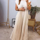 Sleeveless pleated simple solid colour dress