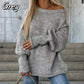 🔥Limited Time 50% OFF🔥Women's Solid Knitted Round Neck Sweater