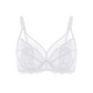 💜Enchante Floral Lace Plus Size Underwire Unlined Unpadded Minimizer Full Coverage Bra Women's Wear Comfortable Breathable Mesh Cup