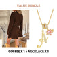 Women's Mock Neck Knit A-Line Mini Dress